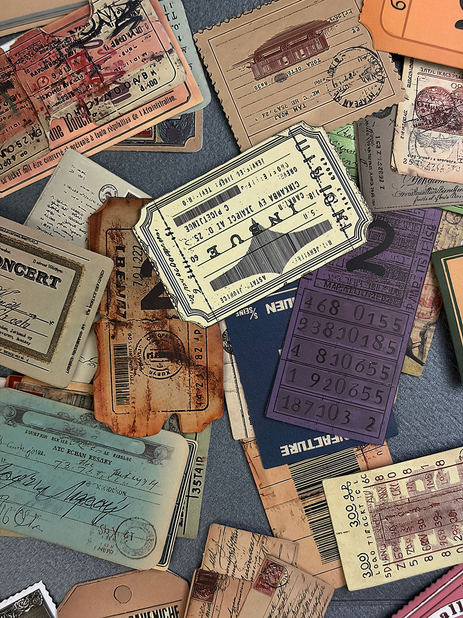 Adhesivos · Tickets Antique