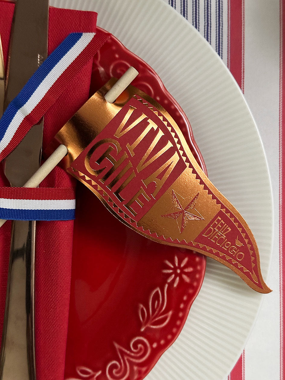 Deco Mesa · Banderín Viva Chile