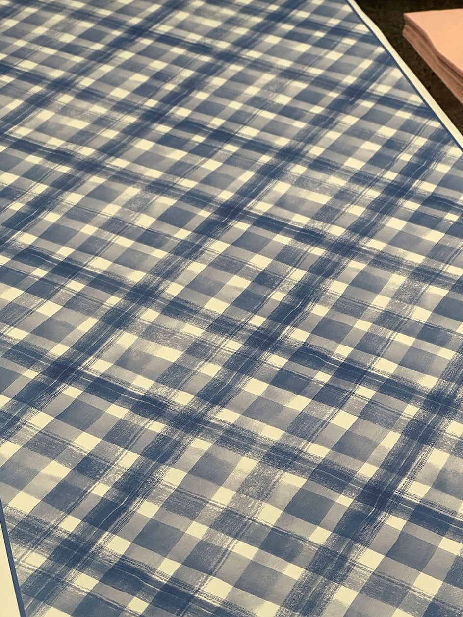 Camino de Mesa · Tartan Celeste