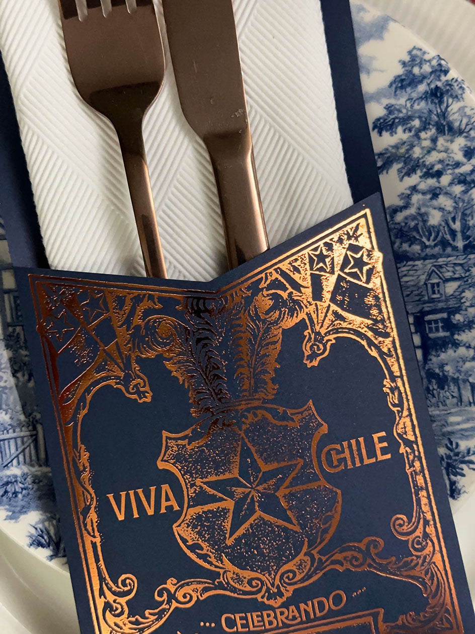 Estuche cubiertos · Escudo