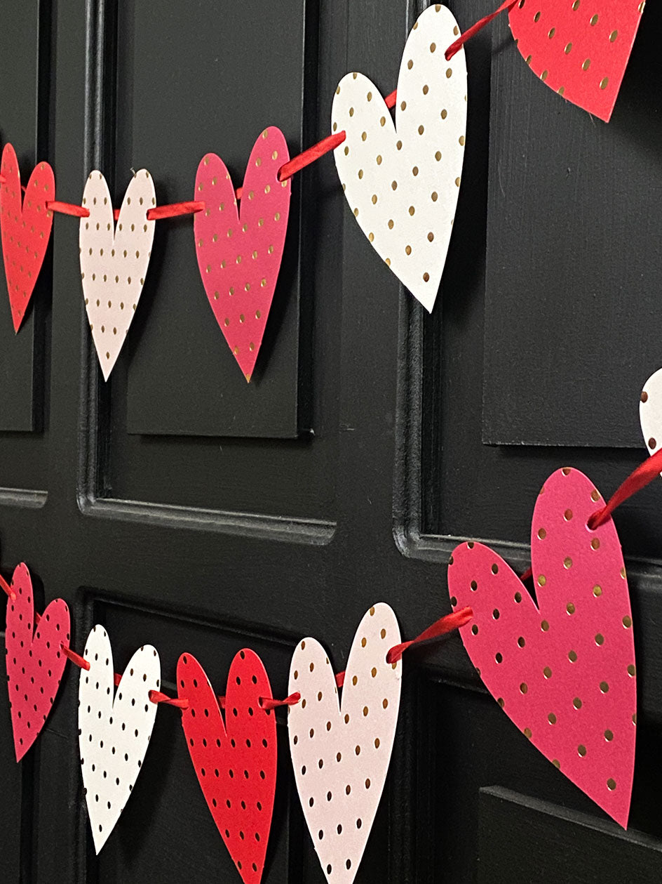 Guirnalda Colores · Corazones Folia San Valentín