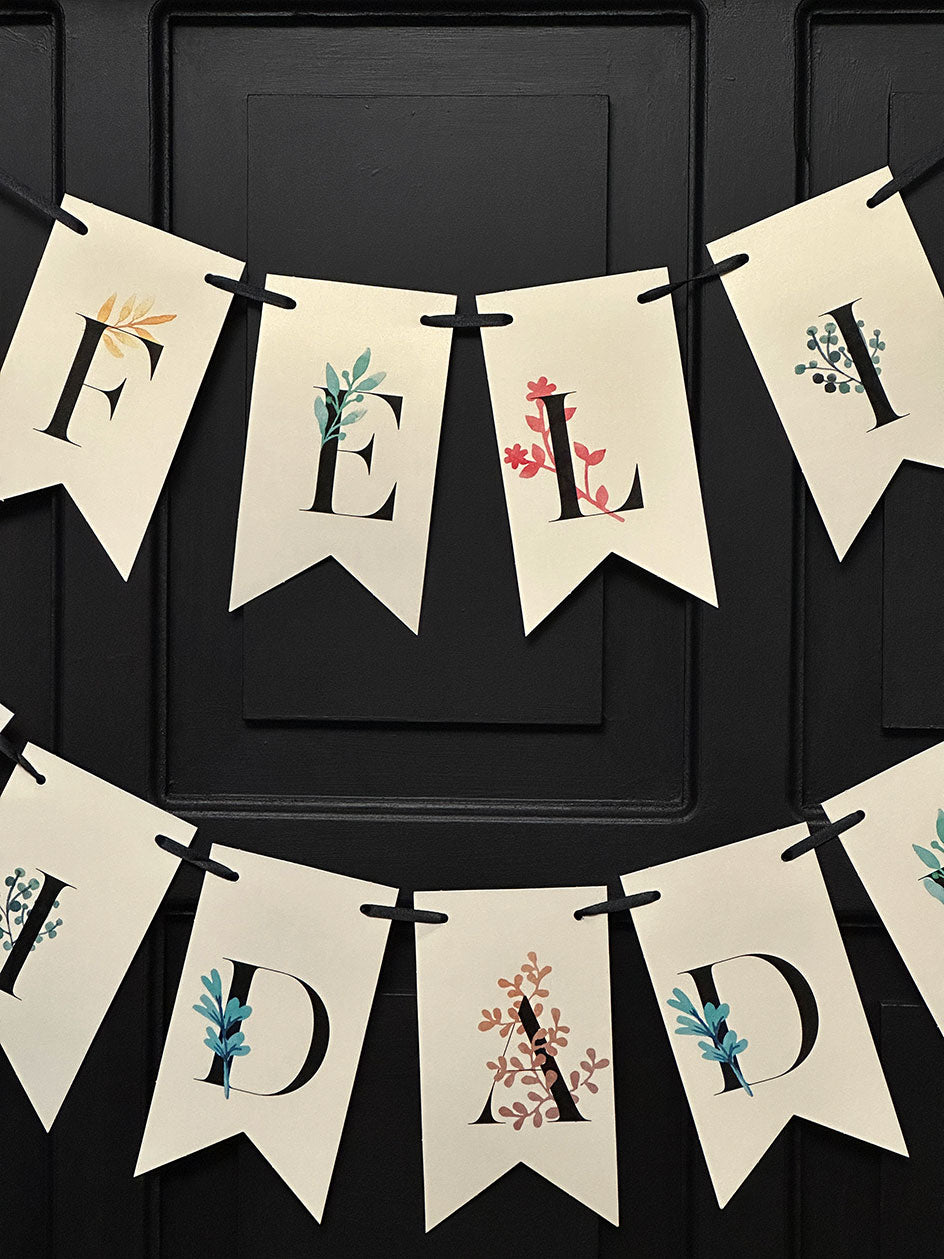 Guirnalda Pearl · Felicidades