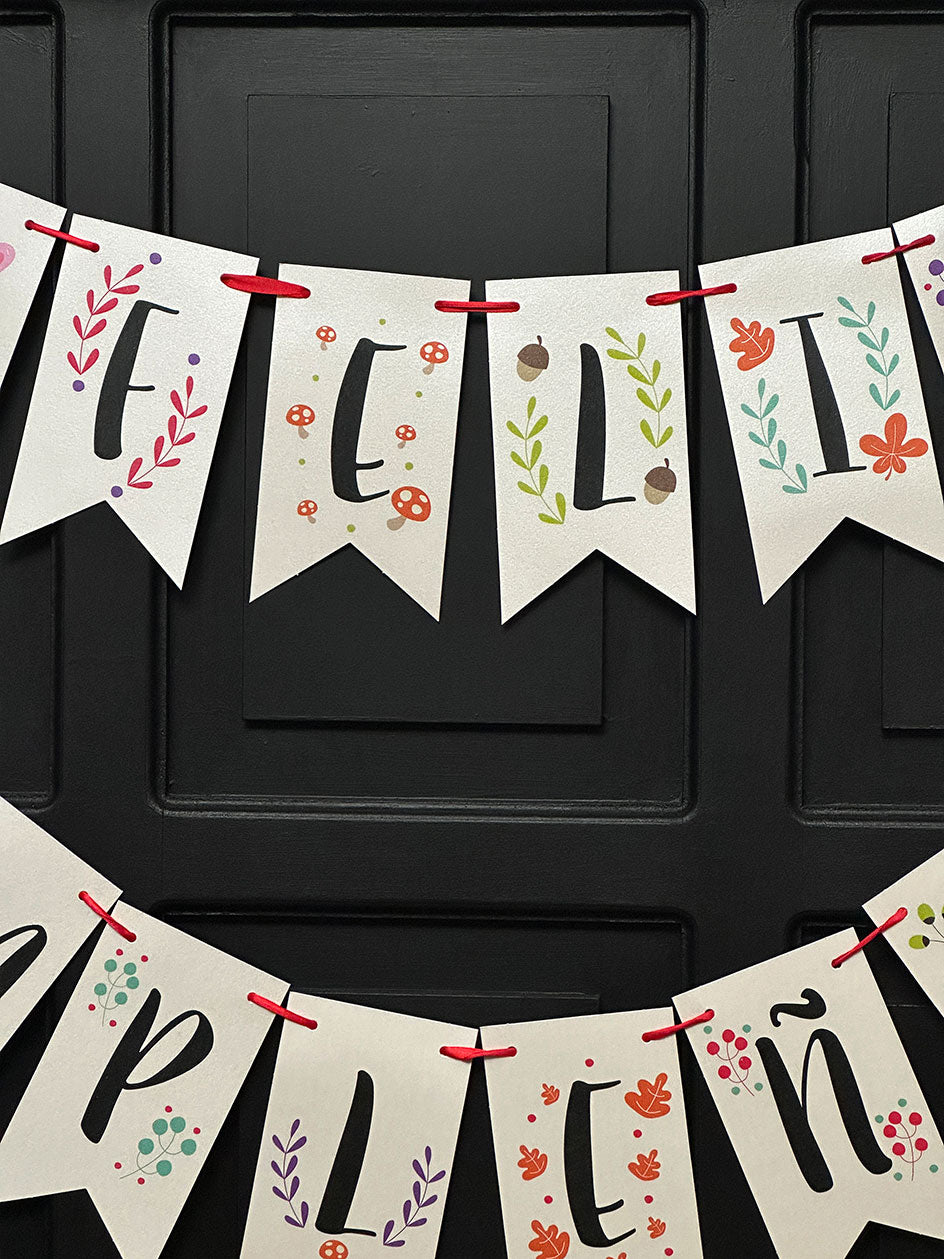 Guirnalda Pearl · Feliz Cumpleaños Infantil
