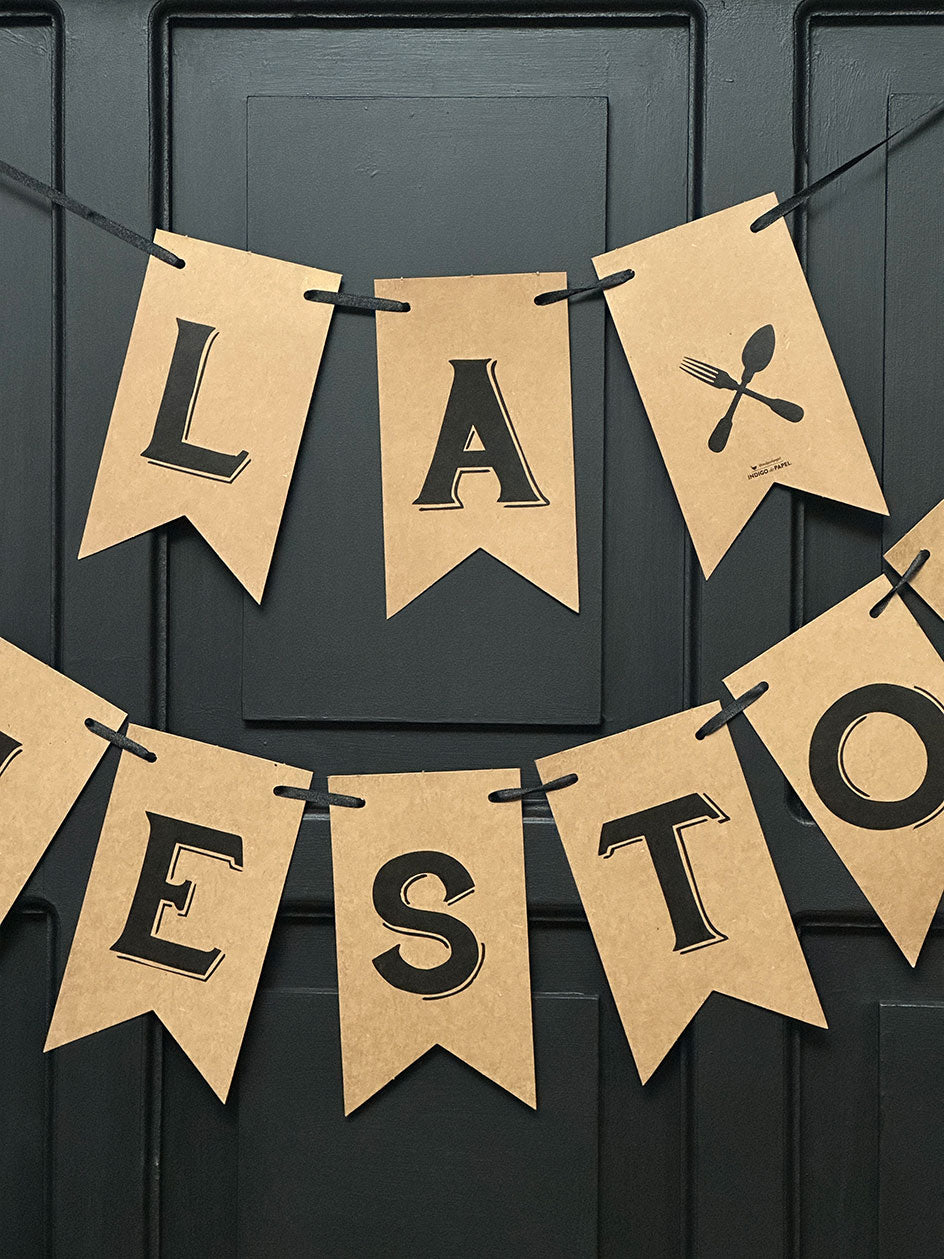 Guirnalda Kraft · La Fiestoca