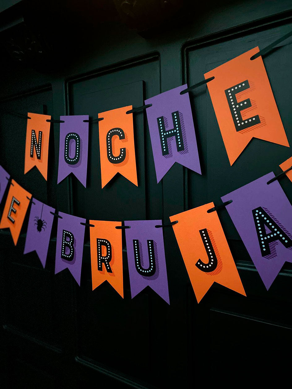 Guirnalda Noche de brujas