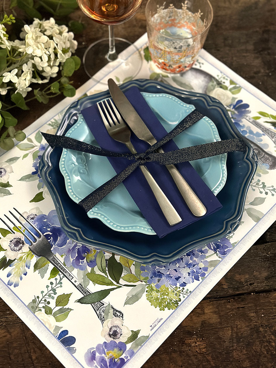 Individual Blanco Hortencia