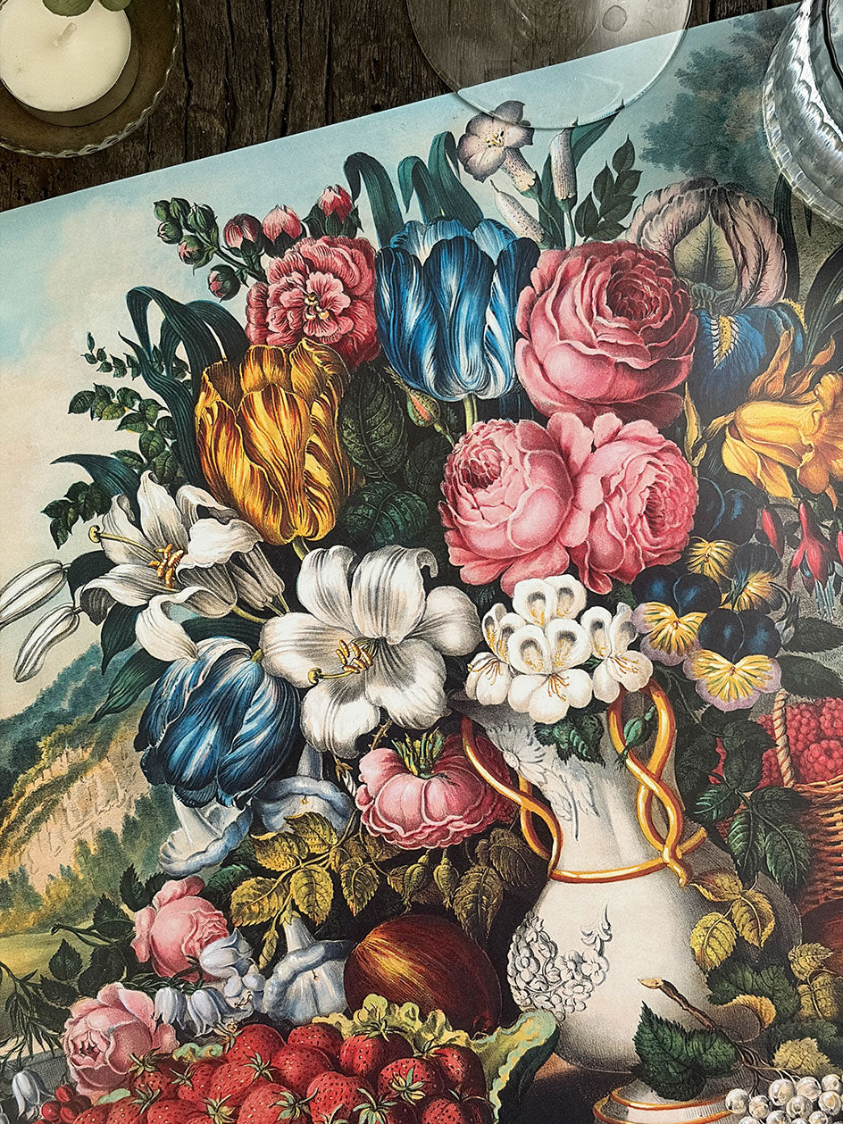 Individual Blanco · Jarrón