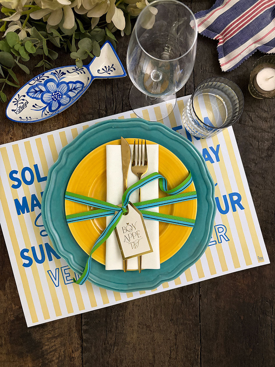 Individual Blanco · Playa Personalizado