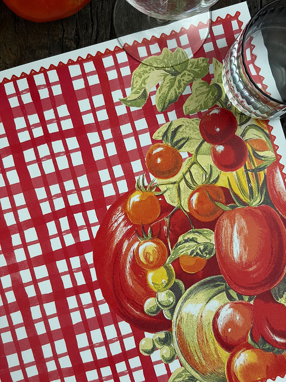 Individual Blanco · Tomates