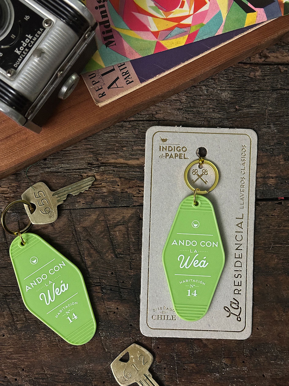 Llavero · Ando con la Weá