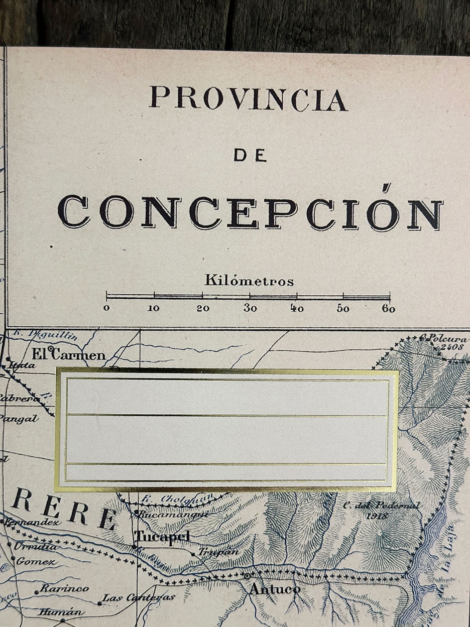 Libretas Mapas · Provincia Concepción (2 Un.)