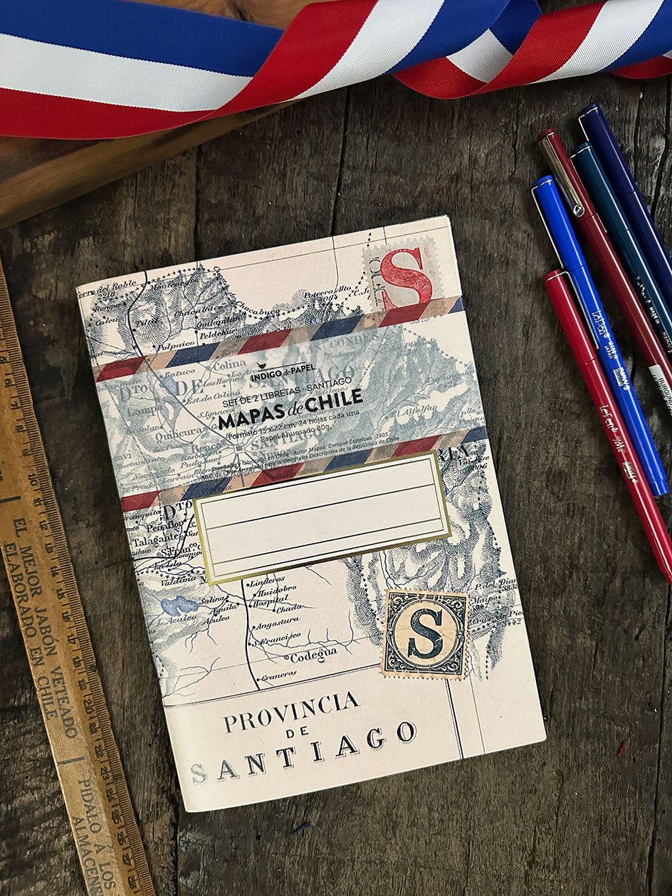 Libretas Mapas · Provincia Santiago (2 Un.)