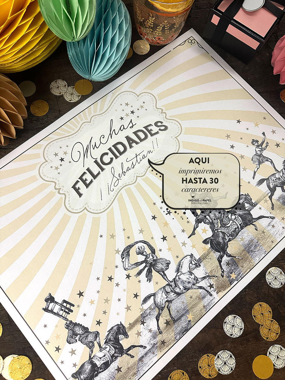 Pack de Mesa · Trapecista Personalizado