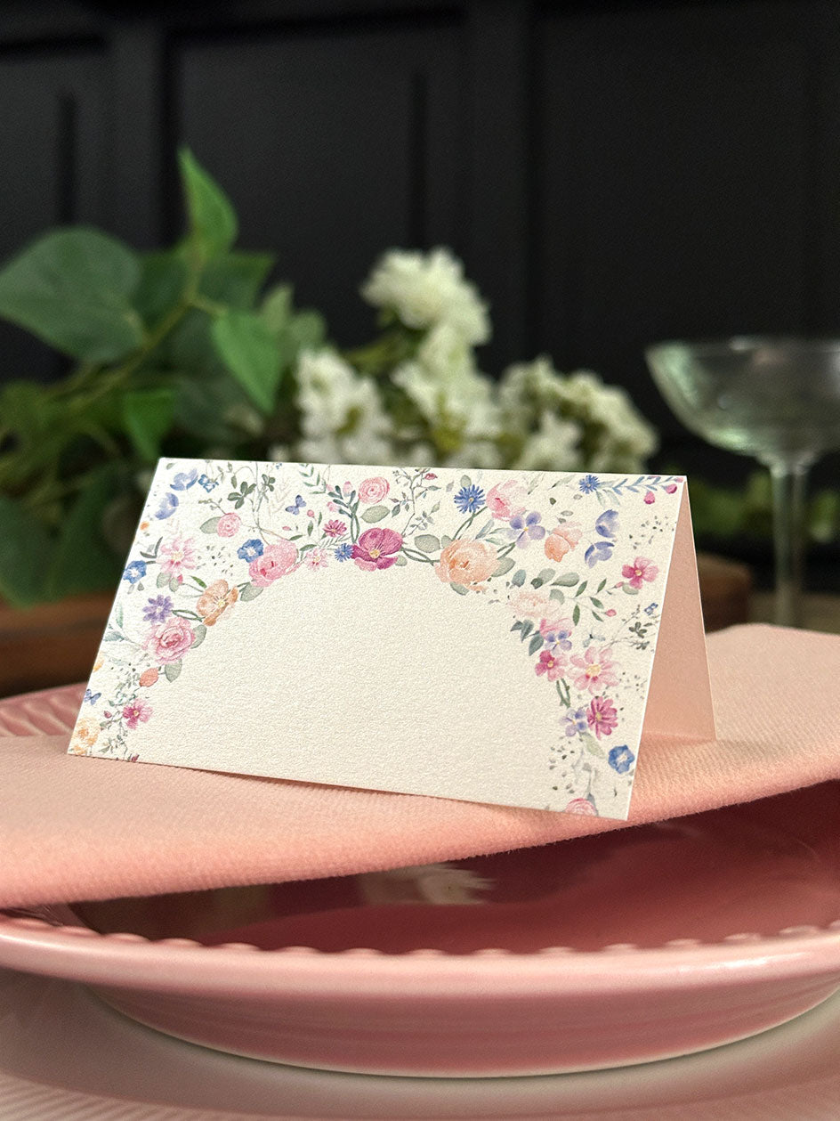 Placecard · Borde Floral