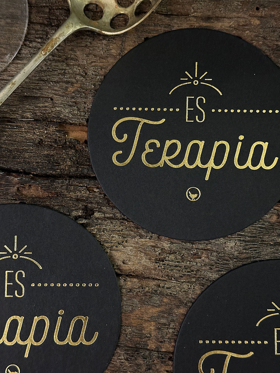 Posavaso Cartón · Terapia