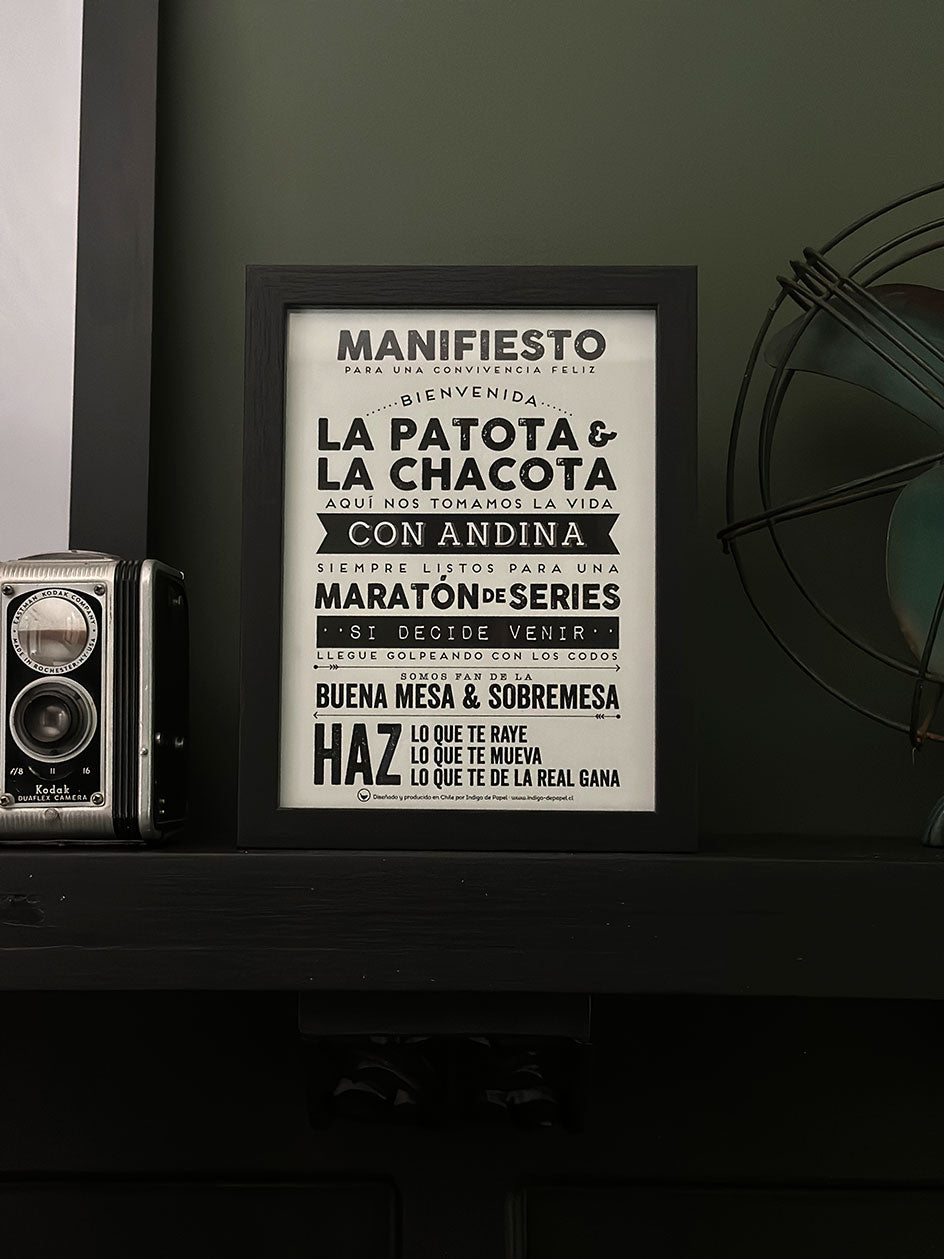 Print Indigo S · Manifiesto