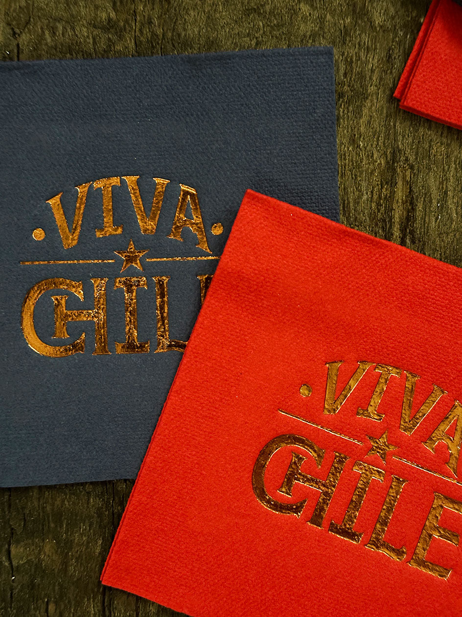 Servilleta cocktail · Viva Chile