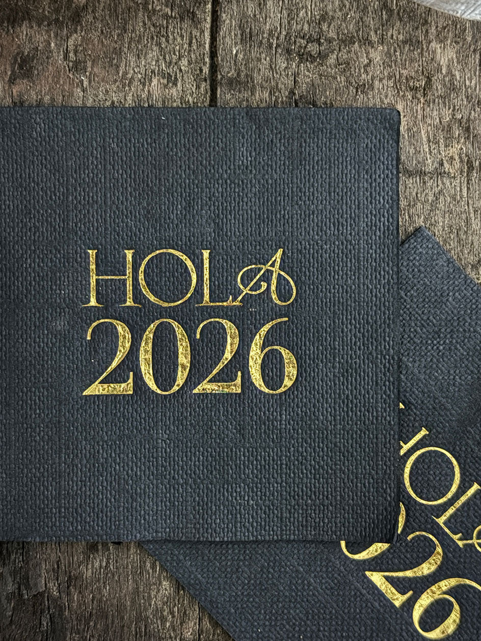 Servilleta Cocktail · Hola 2026