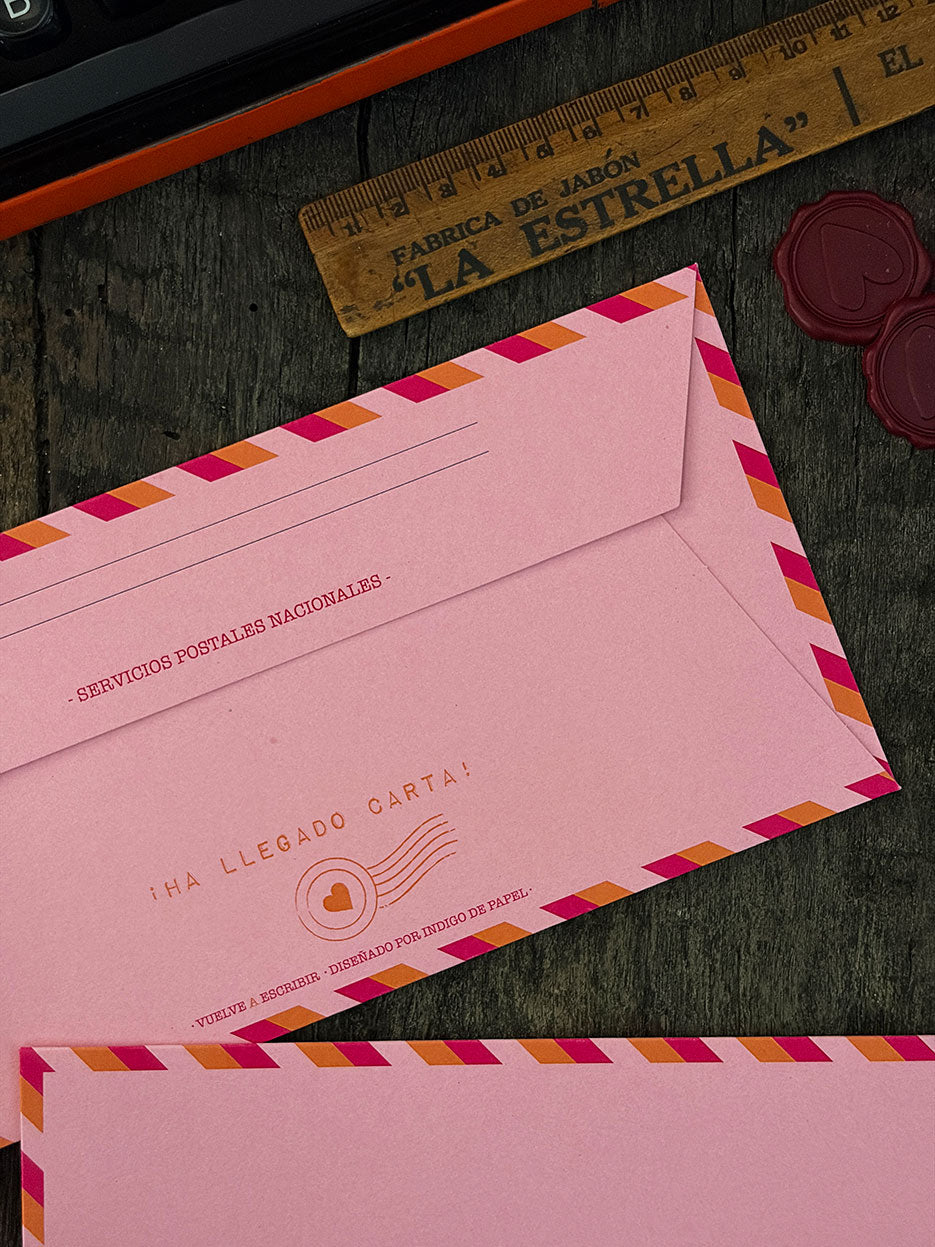 Set de Sobres · Aéreos Rosa