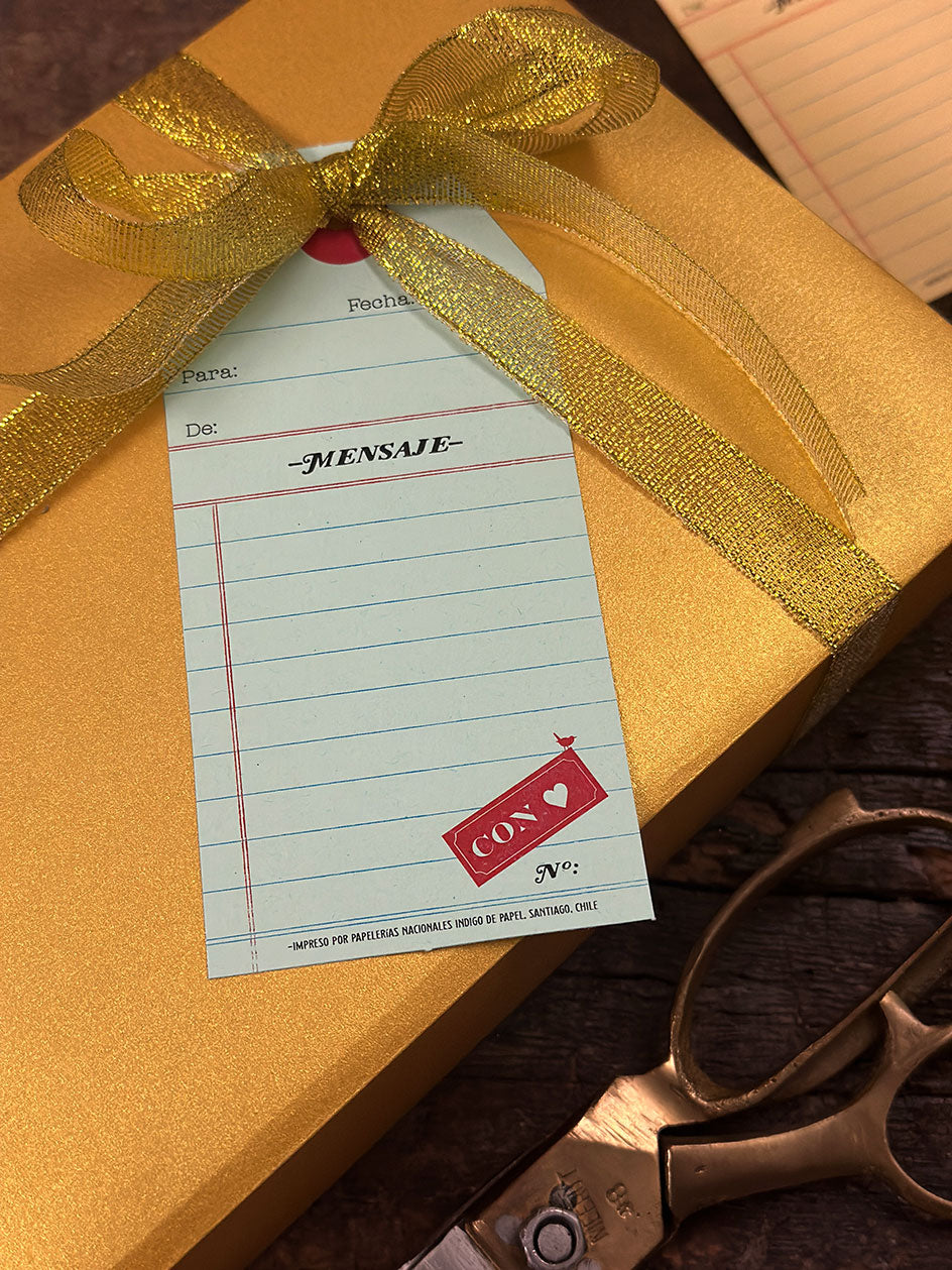 Tags de Regalo · Mensajes
