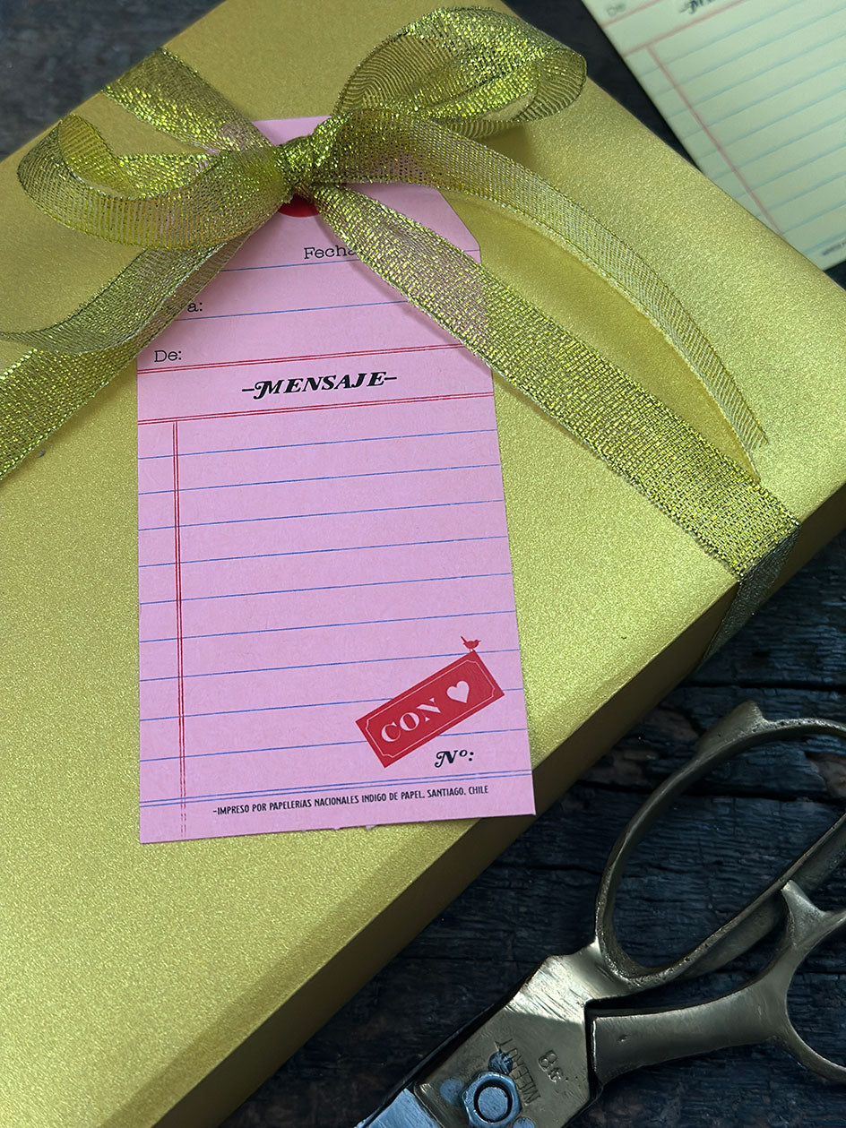 Tags de Regalo · Mensajes