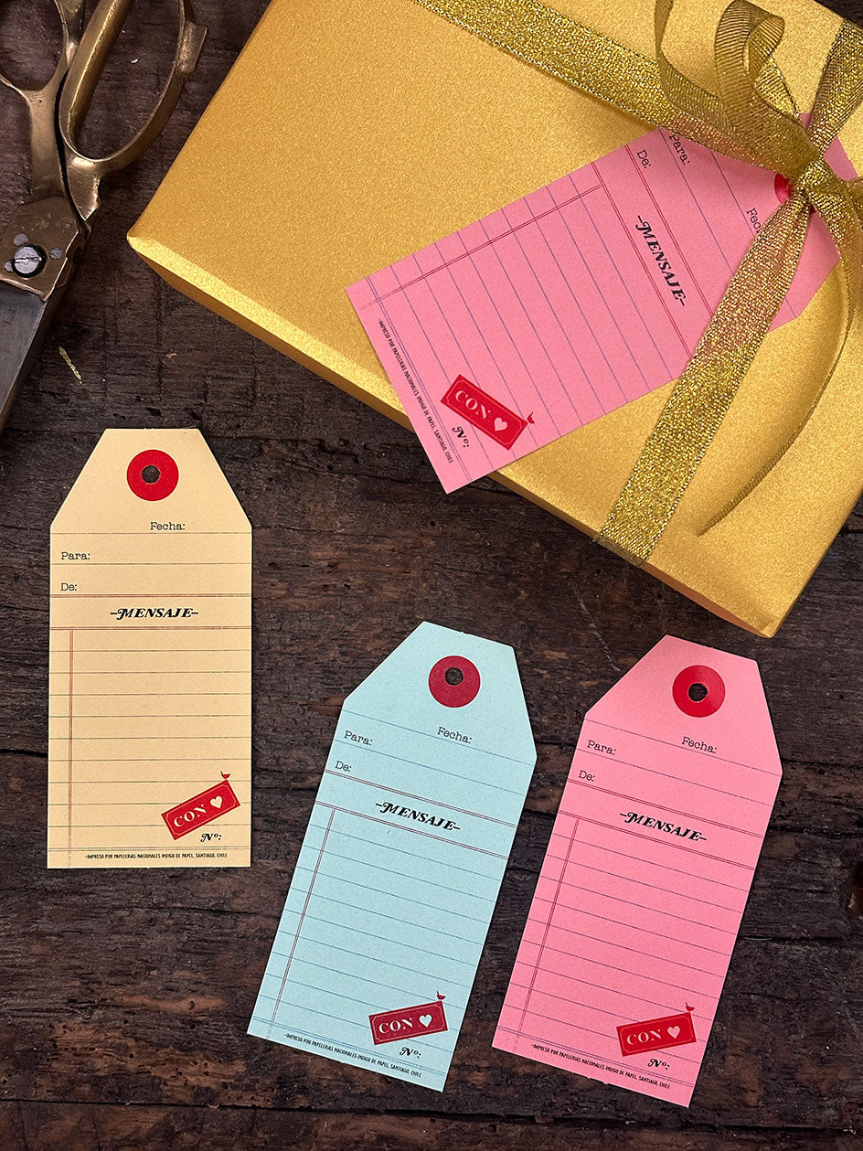 Tags de Regalo · Mensajes