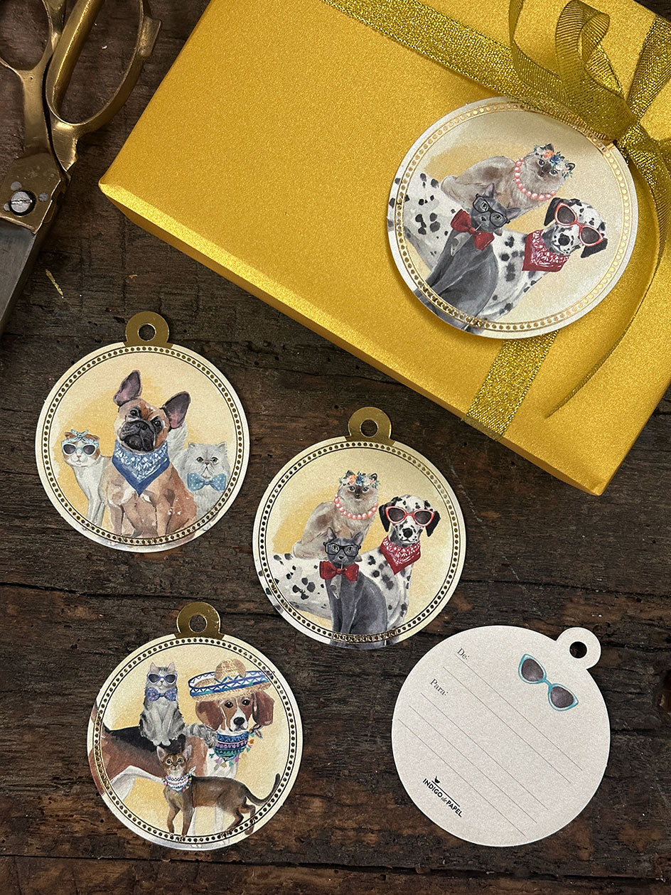 Tags de Regalo · Perros & Gatos