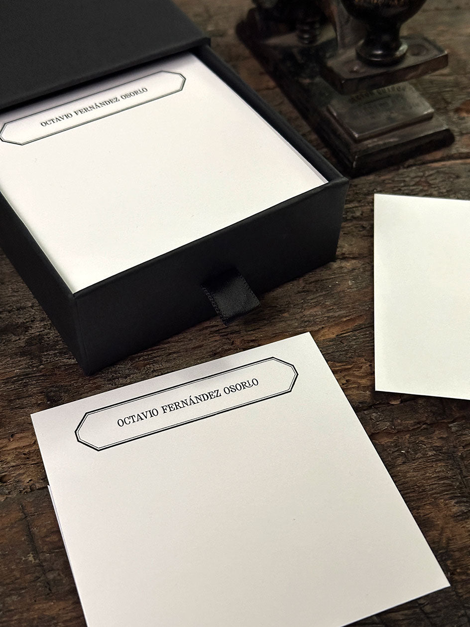 Tarjetas personalizadas · Negro Berlín