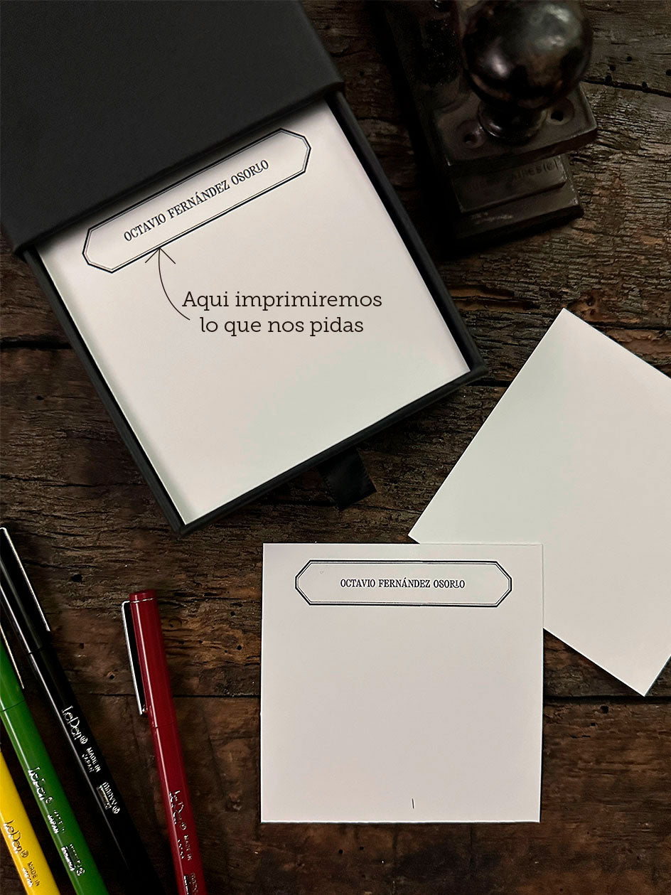 Tarjetas personalizadas · Negro Berlín