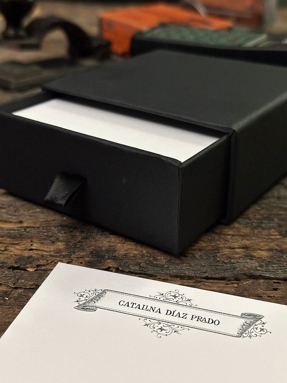 Tarjetas personalizadas · Negro París