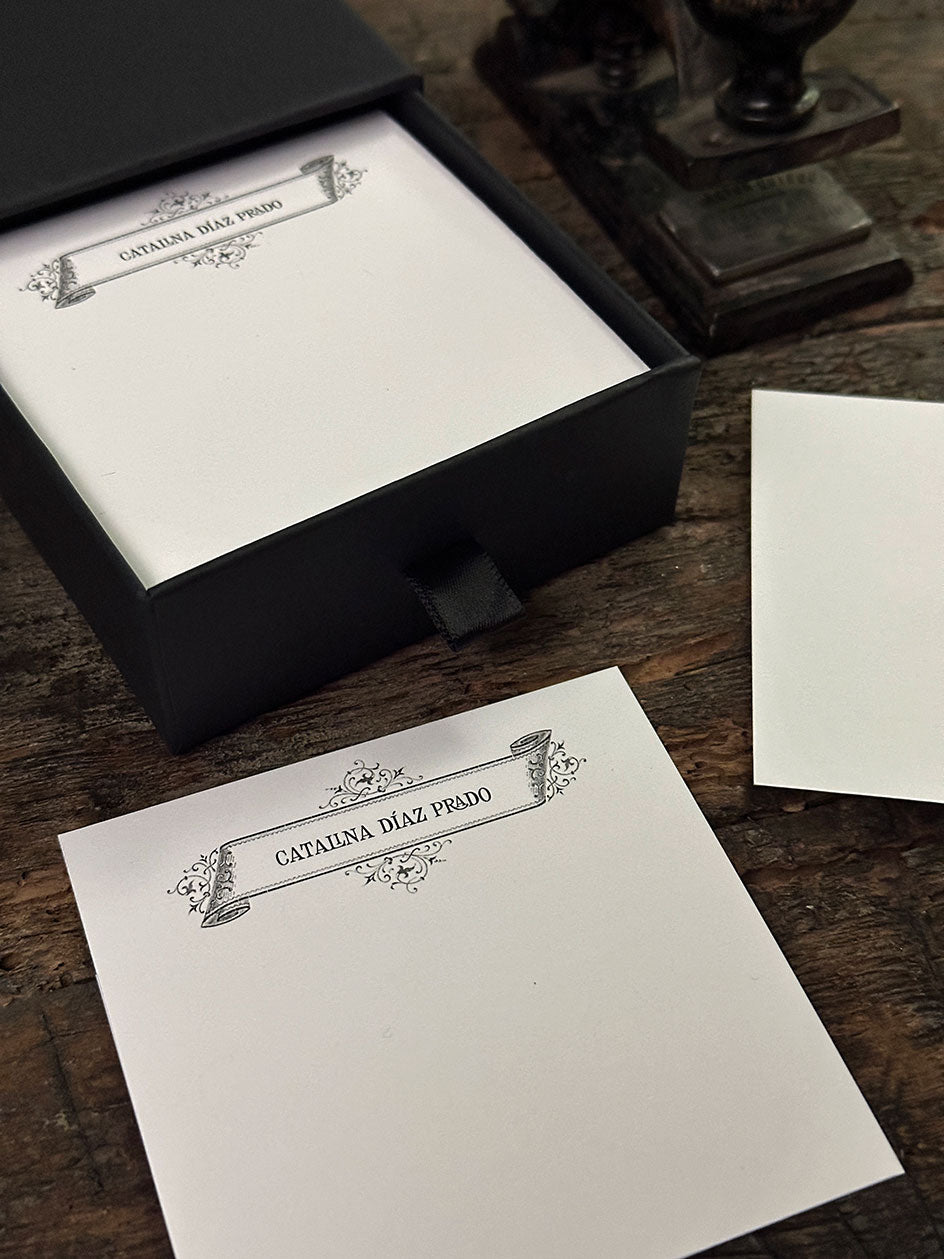 Tarjetas personalizadas · Negro París