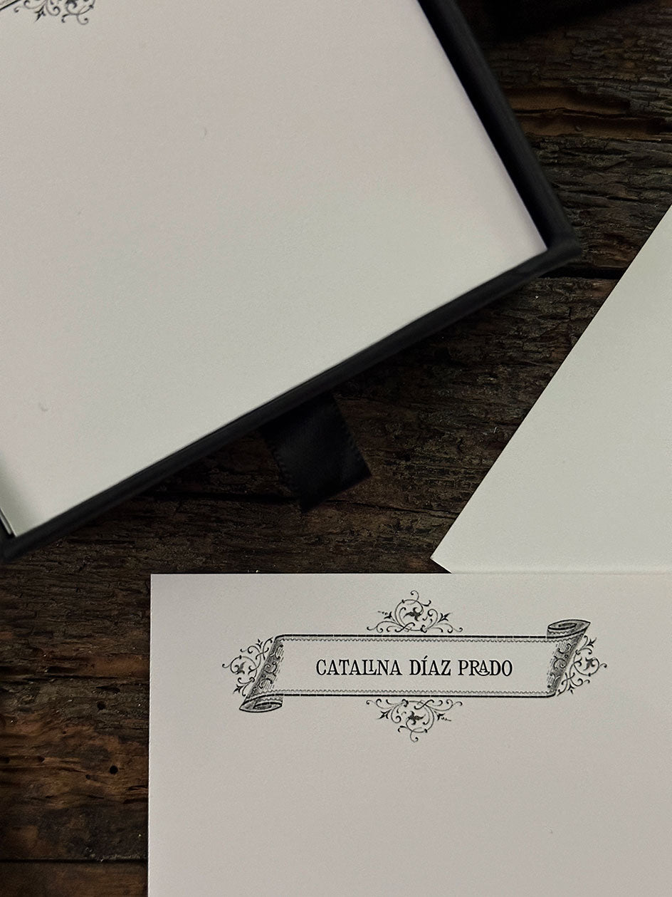 Tarjetas personalizadas · Negro París