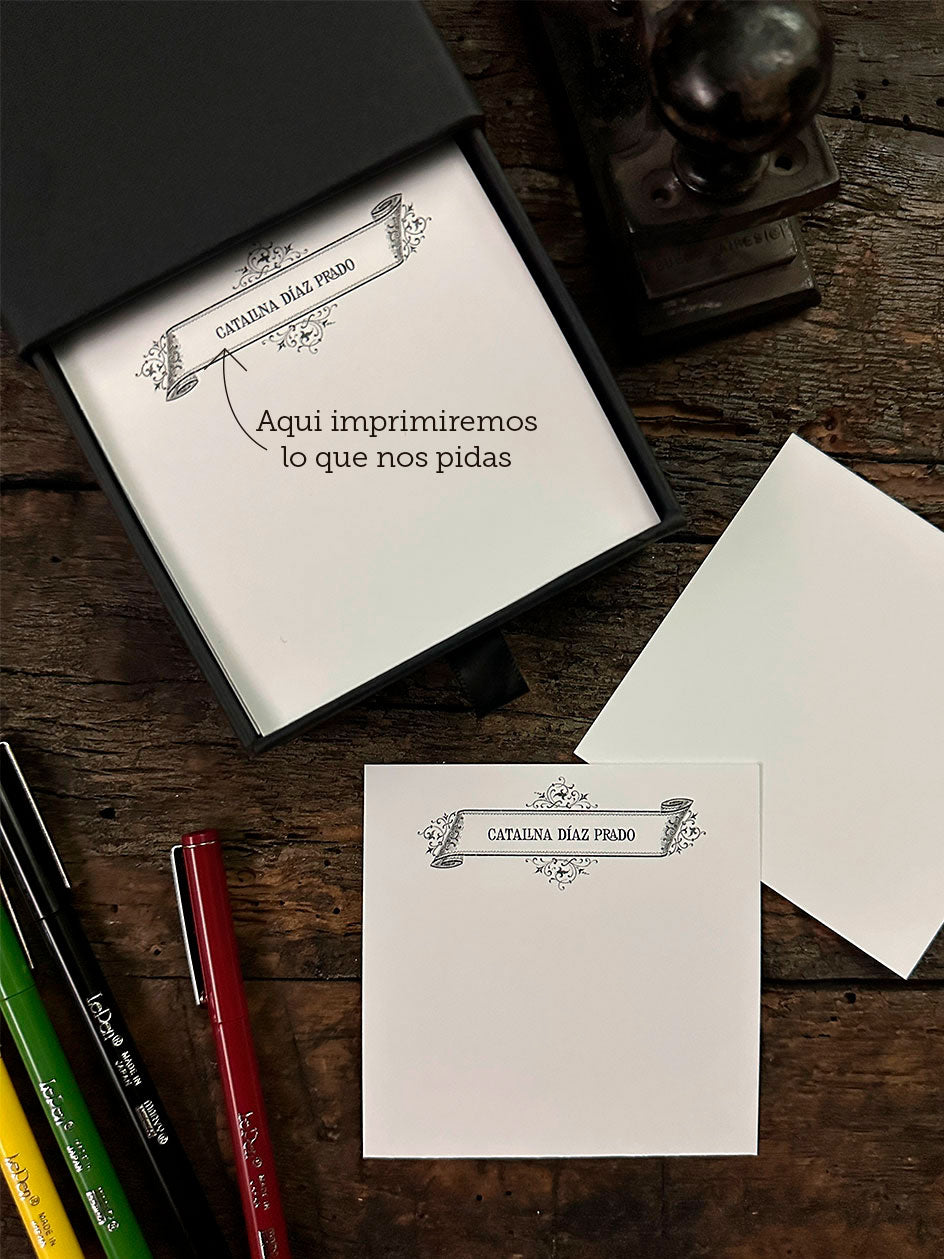 Tarjetas personalizadas · Negro París