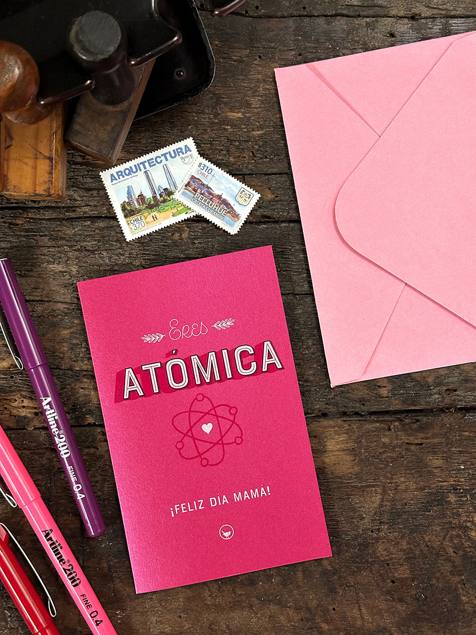 Tarjeta Mamá · Atómica
