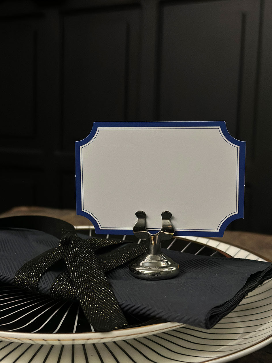 Tarjetas · Borde Azul