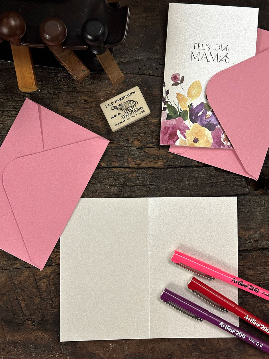 Tarjeta Mamá · Florido