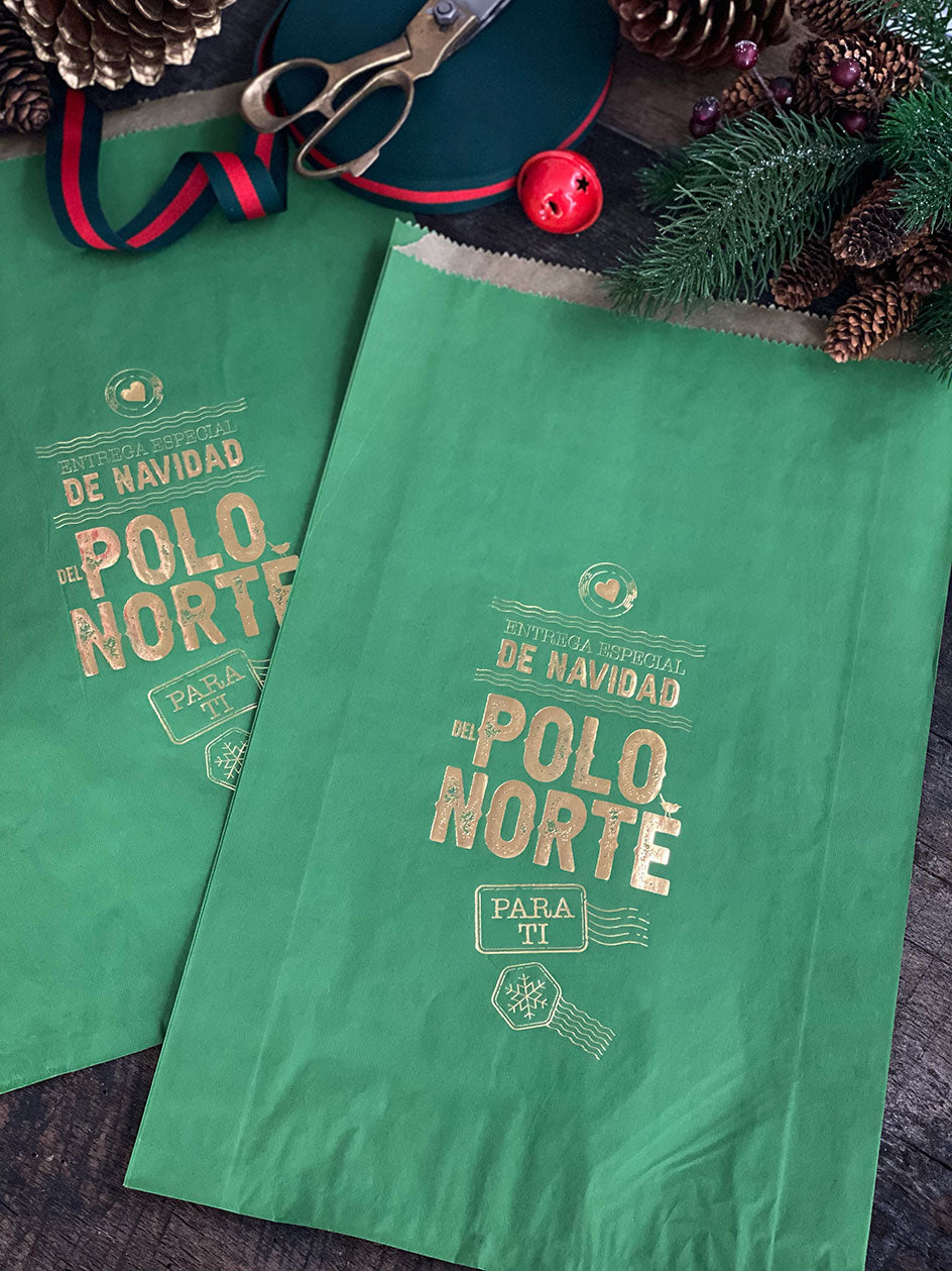 Bolsa Extra Grande Verde · Polo Norte