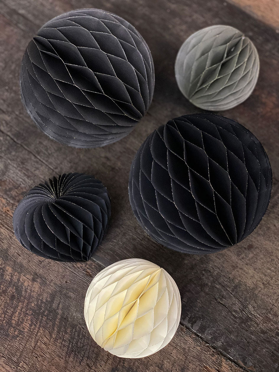 Centro de mesa honeycomb · Grafito