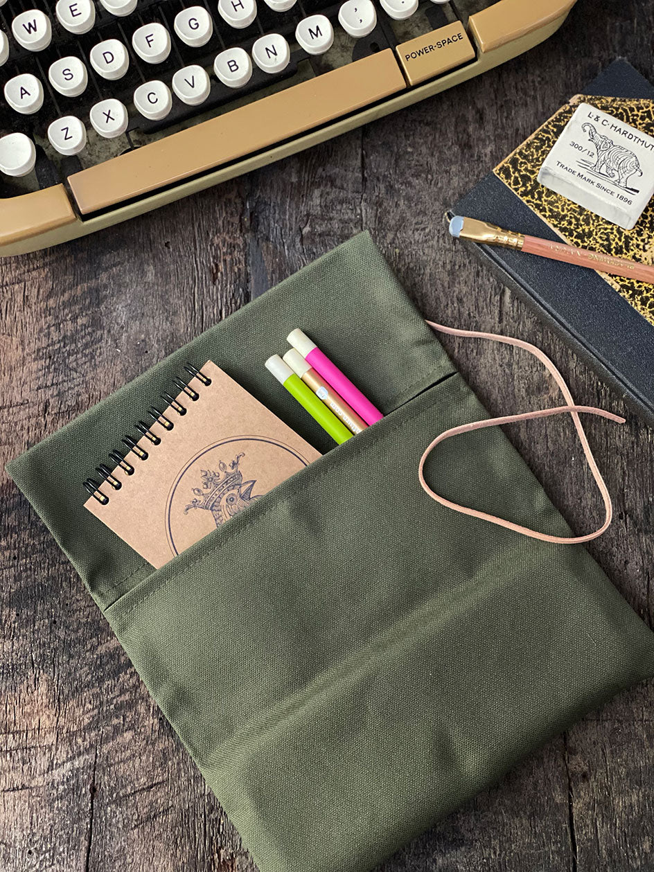 Estuche Lona Verde
