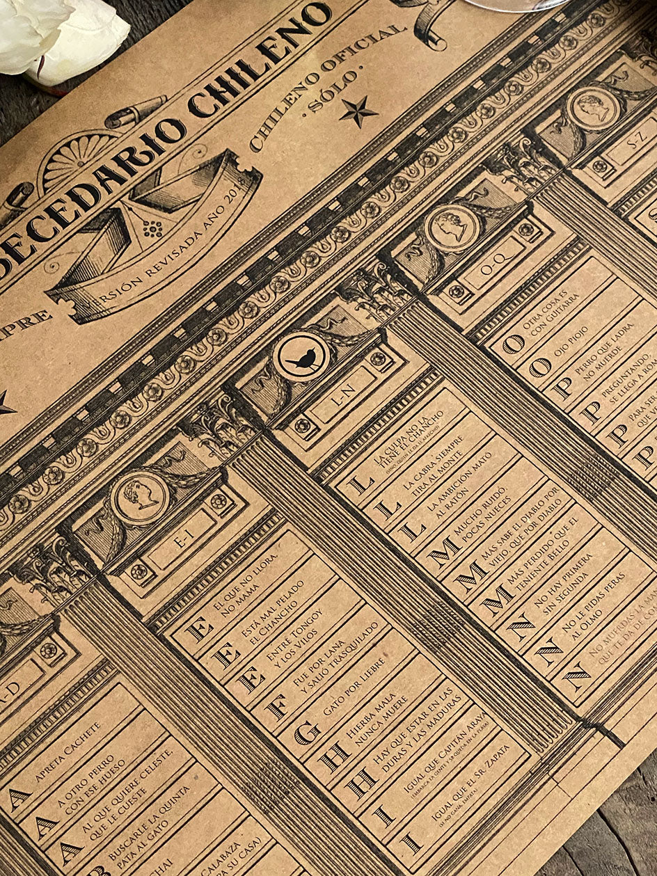 Individual Kraft · Abecedario Chileno