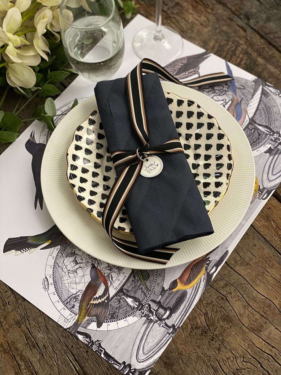 Individual Blanco Globo