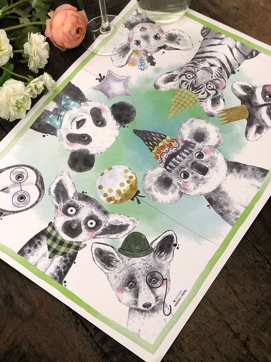 Individual Blanco Cumple Koala