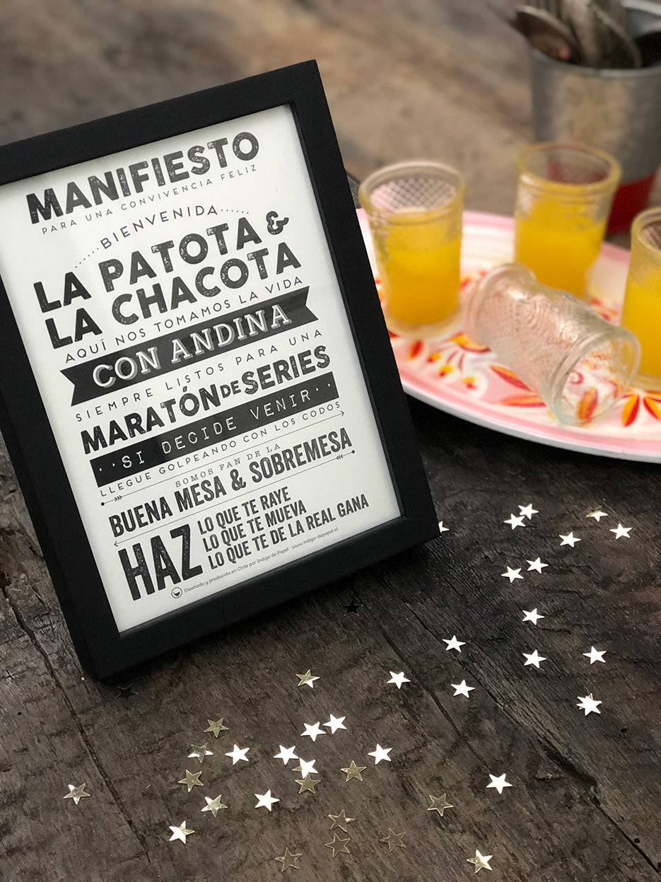 Print Indigo S · Manifiesto