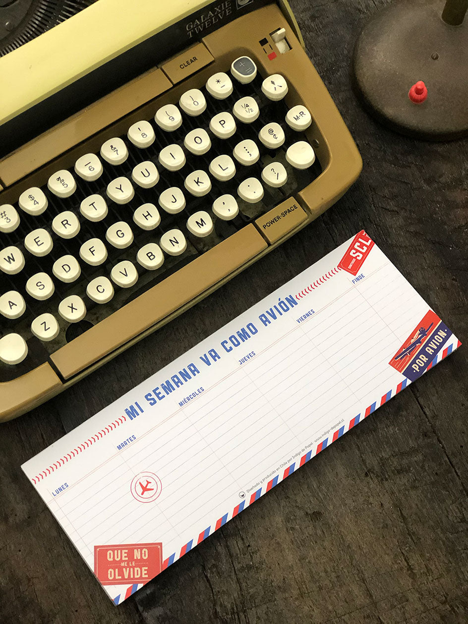 Organizador S Semanal · Avión
