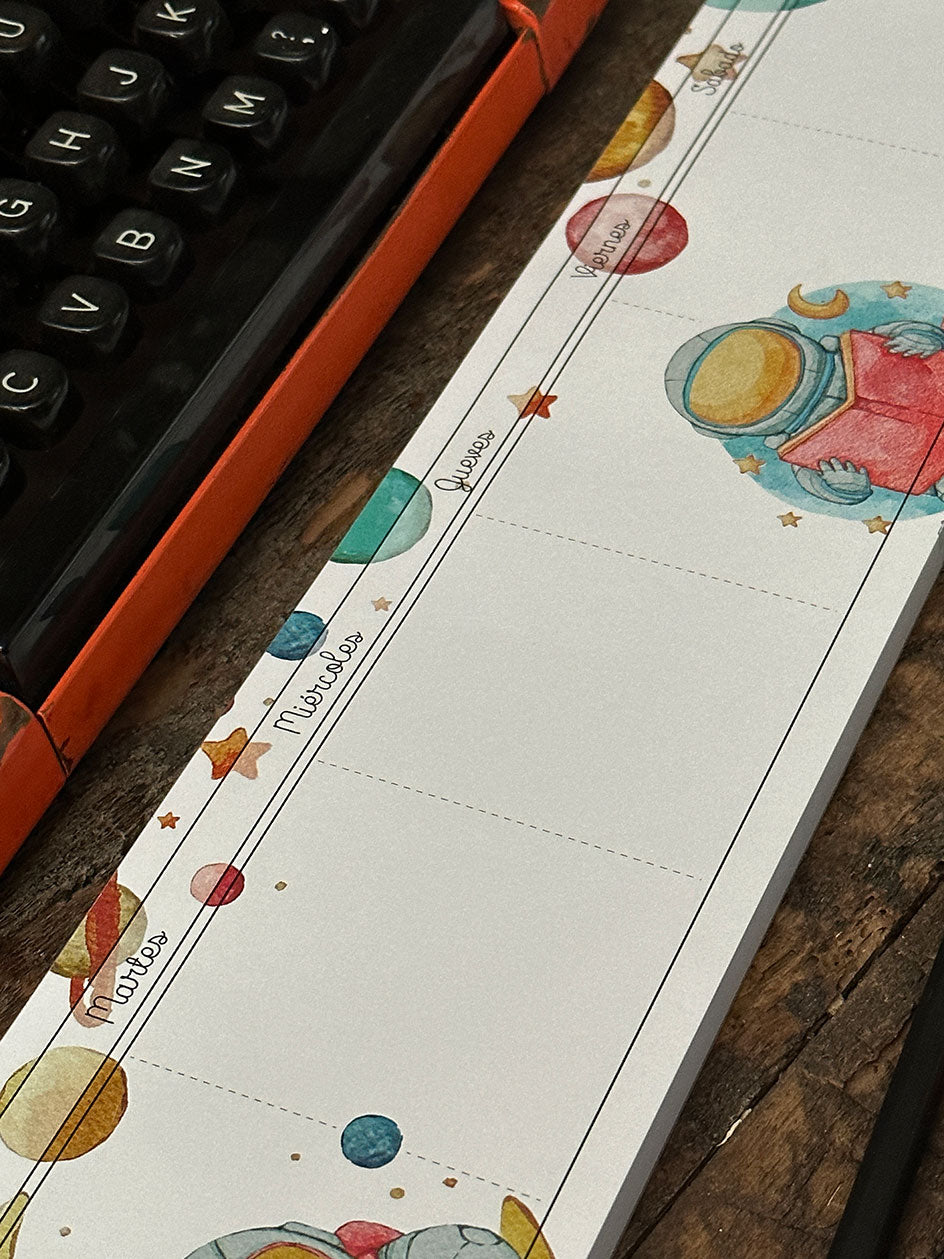 Organizador S Semanal · Astronautas