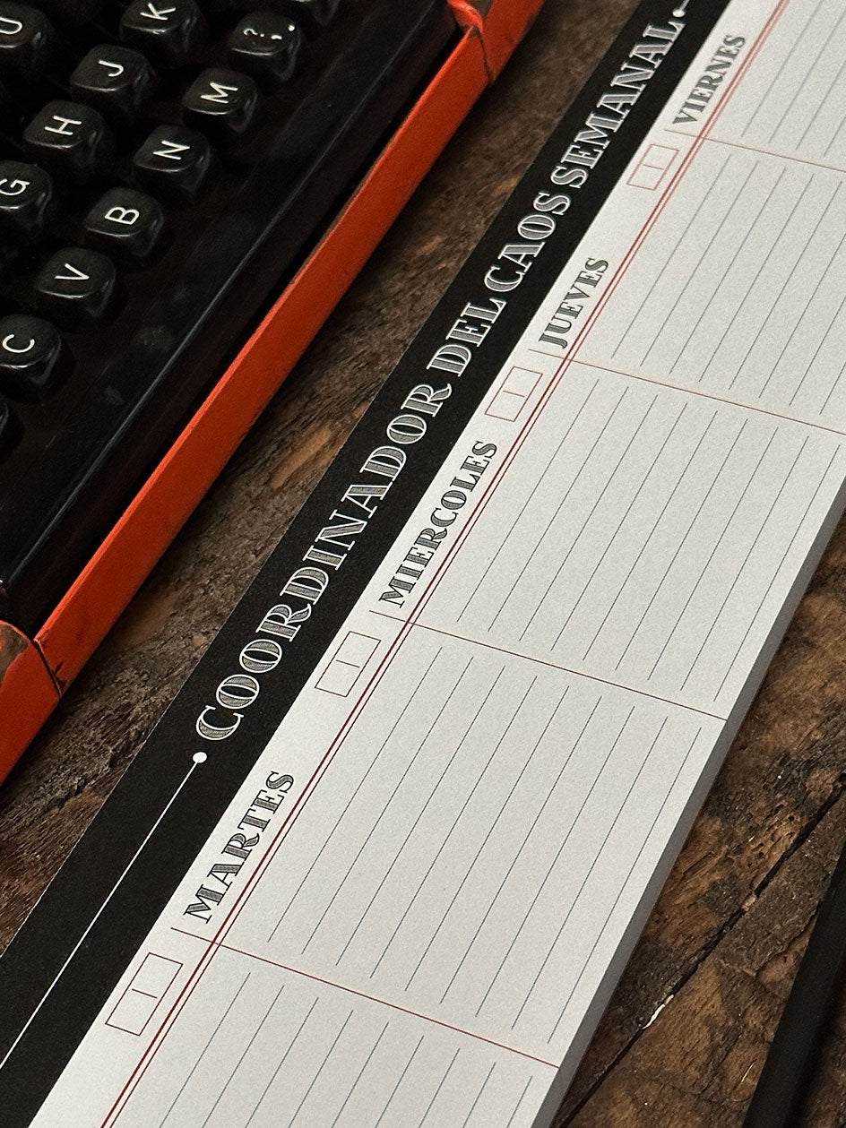 Organizador S Semanal · Caos