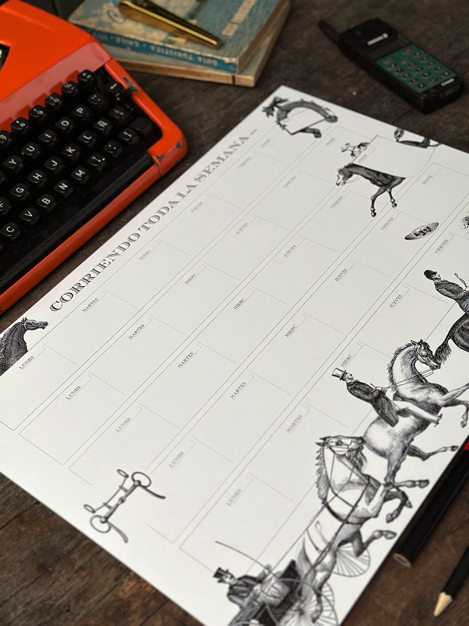 Organizador XL Mensual · Corriendo