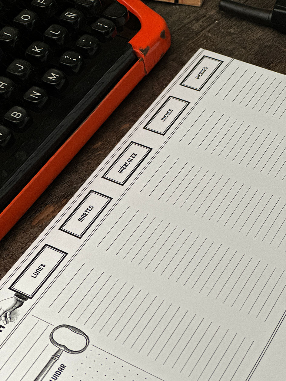 Organizador M Semanal · Formulario