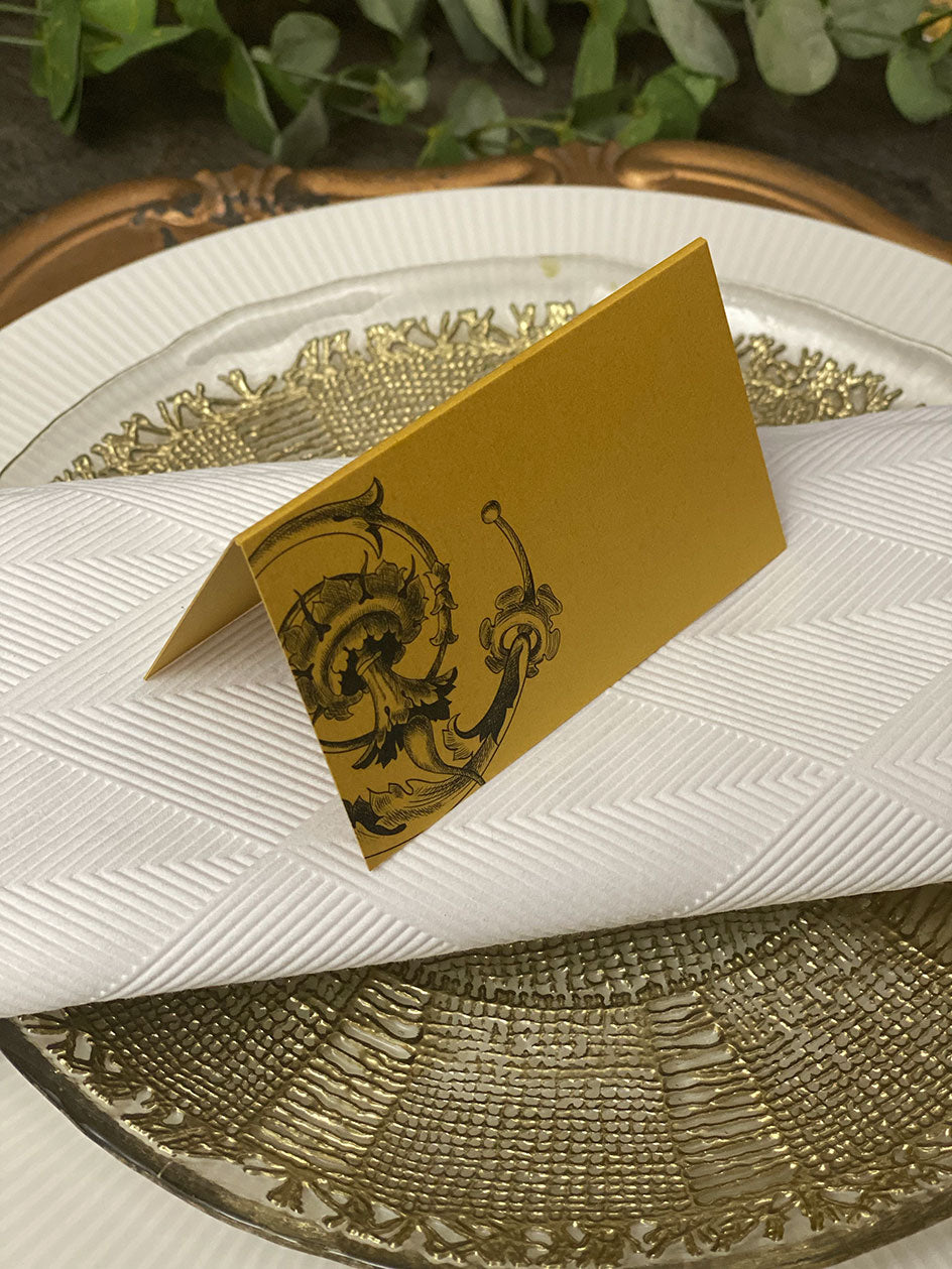 Placecard Greca Dorado