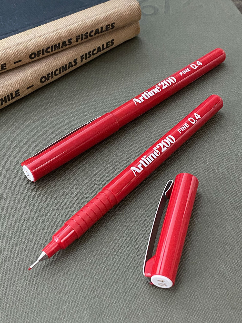 Artline · Red Fino 04 mm.